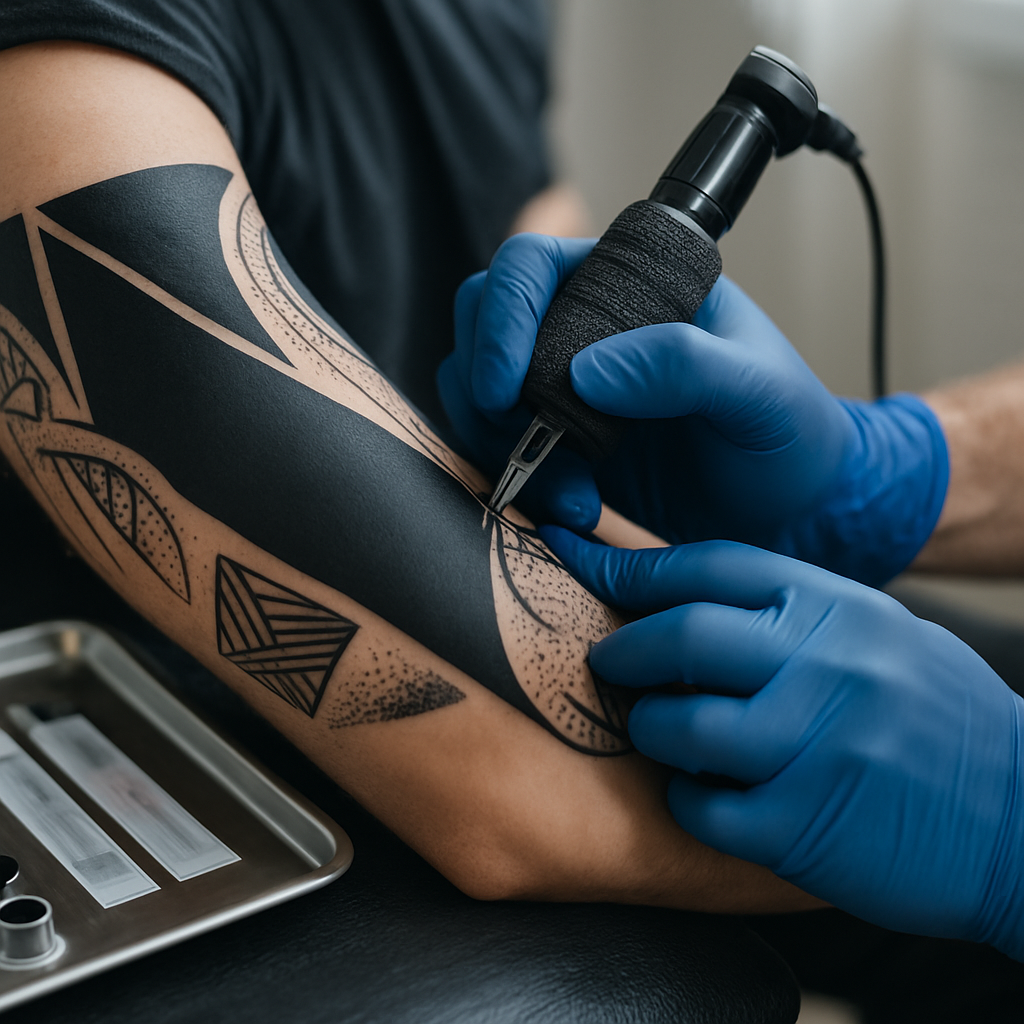 Blackwork-Tattoos: Der moderne Trend in der Kunst des Tätowierens 86347b9f af65 4aee 9e86 0094a13159d6